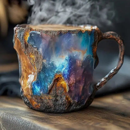Krystal-Infused Coffee Mugs with Minerals